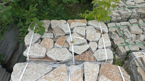 Гранитный плитняк галтованный для парковки купить в Фрязино