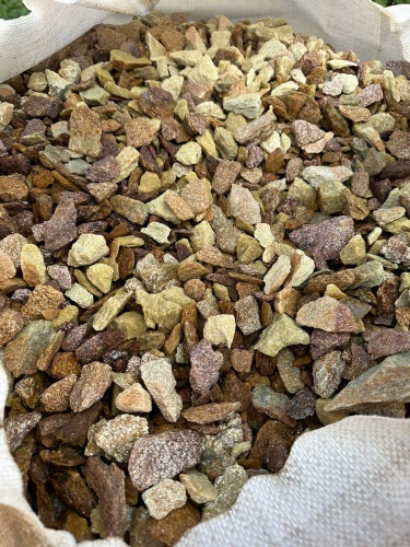 Златолит персиковый декоративная каменная крошка купить в Фрязино