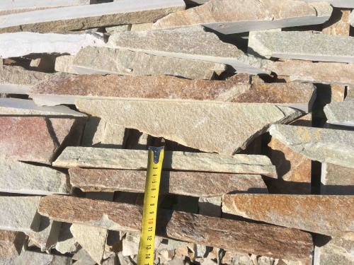 Горбушка златолит золотистый для облицовки купить в Фрязино