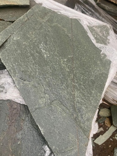 Плитняк златолит зелёный для цоколя, отмостки купить в Фрязино