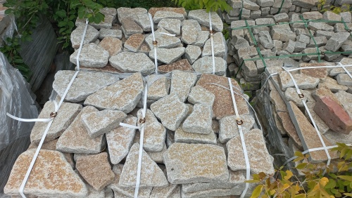 Гранитный плитняк галтованный для парковки купить в Фрязино