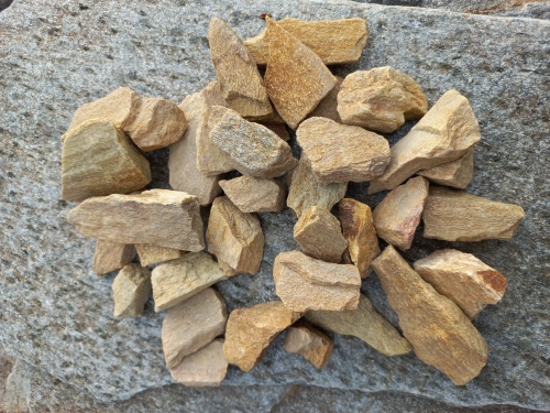 Златолит жёлтый декоративная каменная крошка купить в Фрязино